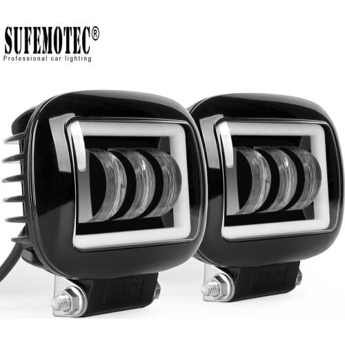 5 Inch 6D Lens Led Work Light 6000K White Driving Light Fog Lights Floodlight Car SUV ATV Truck 4x4 Off Road Motorcycle 12V 24V