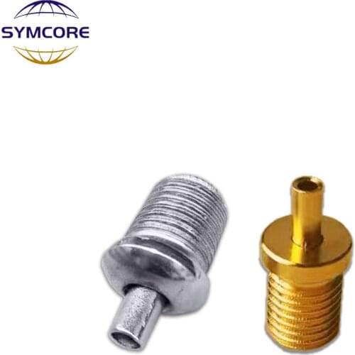 5pcs M6/M8 Copper Tension Head Lock Wire Rope Clamp Gold Sliver Wire Rope Clamp Hanger Connection Hoisting Device