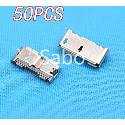 High Quality 50pcs HI-Speed Micro USB 3.0 Female 10Pin DIP SMT Socket PCB Soldering Connectors