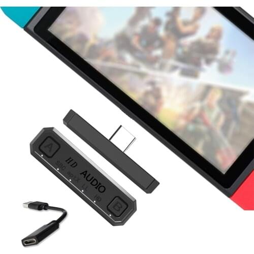 BT Adapter Audio USB TYPE-C Transmitter for PS4 PC NES Lite Support Dual Stream Portable Game Computer Audio Adapters Bluetooth