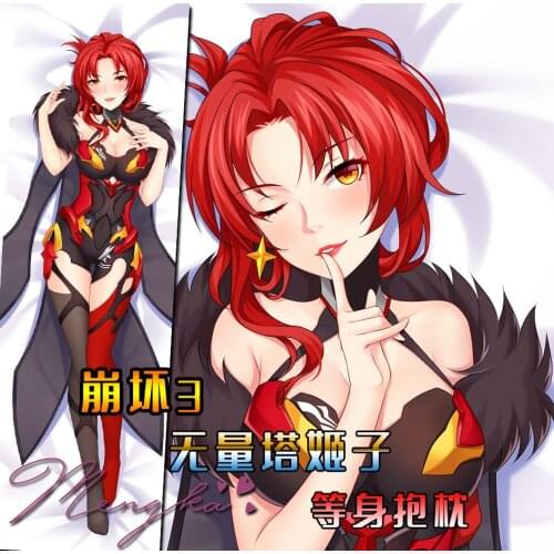 Anime Honkai Impact 3 Murata Himeko Sexy Dakimakura Hugging Body Pillow Case Otaku Bedding Throw Pillow Cushion Pillow Cover