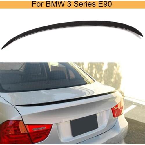 Car Rear Trunk Spoiler Wing for BMW 3 Series E90 318i 320i 325i 330i 2005-2008 Rear Trunk Boot Lip Wing Spoiler Carbon Fiber