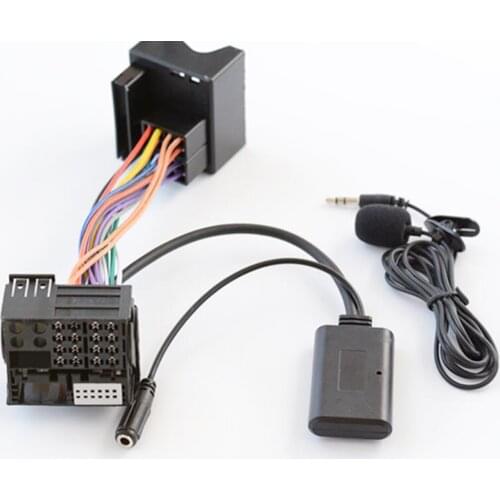 Bestolink Car Bluetooth 5.0 Harness Wire Kit Microphone Handsfree Adapter For VW Radio RNS315 RNS510 RCD310