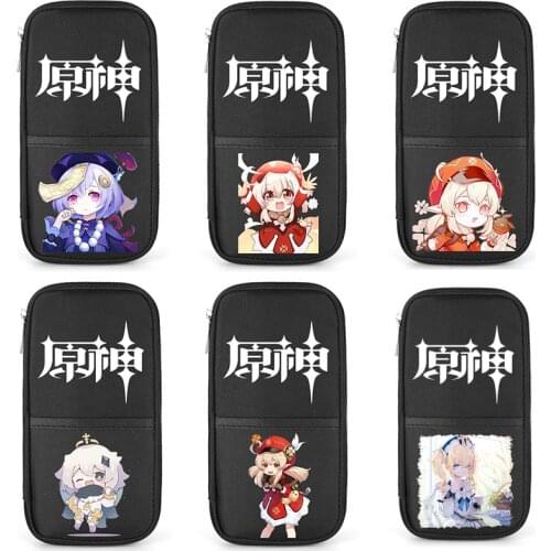 Genshin impact Large Capacity Pencil Case School Pen Case Supplies Pencil Bag School Box Pencil Pouch Stationery kawaii storage