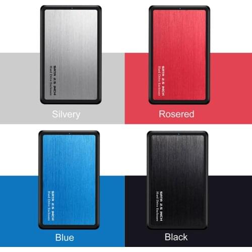 2.5 inch USB 3.0 to SATA HDD SSD Mobile Hard Disk Case Aluminum Alloy 5Gbps High Speed 2TB Enclosure Portable USB3.0 HDD Case