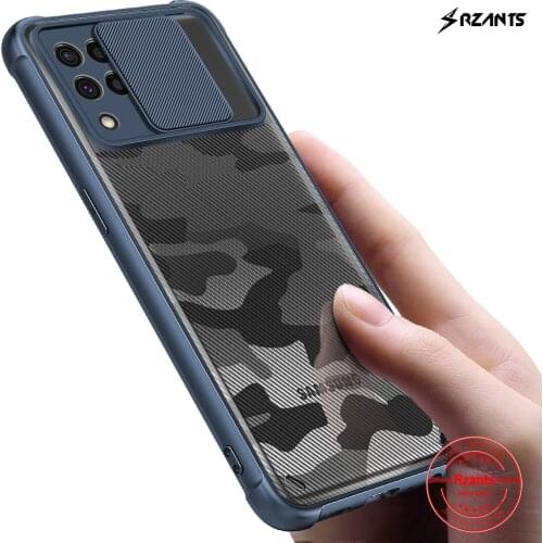 Rzants for Samsung Galaxy F62 Galaxy M62 Galaxy A12 M12 Case Hard [Camouflage Lens] Lens Protection Shockproof SlimThin Cover