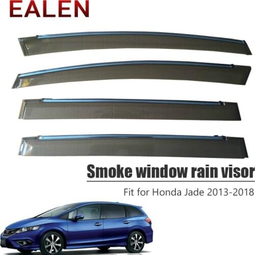 EALEN For Honda Jade 2013 2014 2015 2016 2017 2018 ABS Vent Sun Deflectors Guard Accessories 4Pcs/1Set Smoke Window Rain Visor