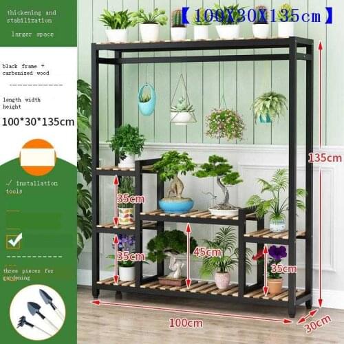 Etagere Plante Rak Bunga Balkon Scaffale Porta Piante Table Dekoration Plant Rack Outdoor Stojak Na Kwiaty Flower Stand