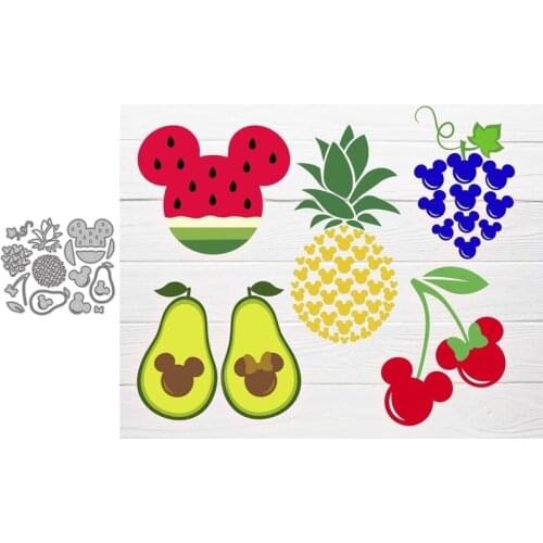 Metal Cutting Dies fruit background card Scrapbooking Stencil Cut Die For DIY Card Crafts Handmade