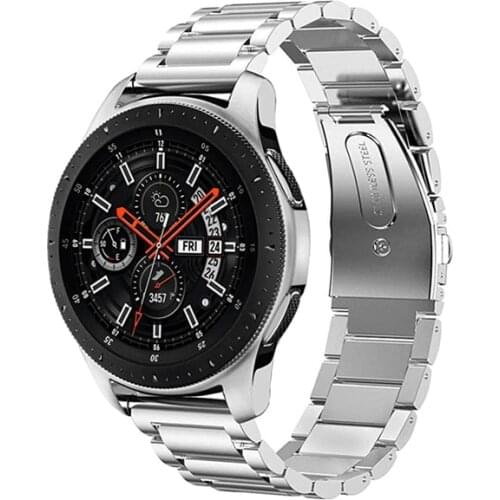 For Samsung Galaxy Watch 3 Strap Huawei Watch Gt2 20mm 22mm Metal Strap Gear S3 Active2 Classic Quick Release Stainless Steel