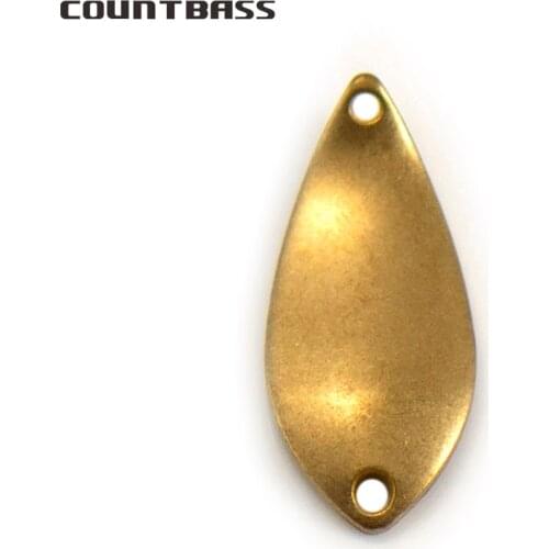 50pcs Brass Mini Fishing Spoon Blanks Size 3/32oz, Salmon Bass Fishing Lures