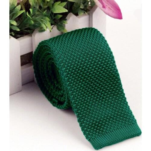 SHENNAIWEI mens ties 2016 knitting school Green knit tie slim knitted ties fashion KNIT 5.5 cm