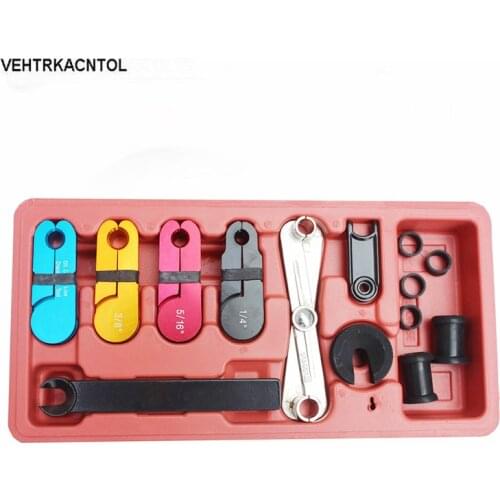 VEHTRKACNTOL Truck Car Fuel Line Quick Connector Remover Fuel Pipe Cooling Refrigerant Hose Remover Wrench Set