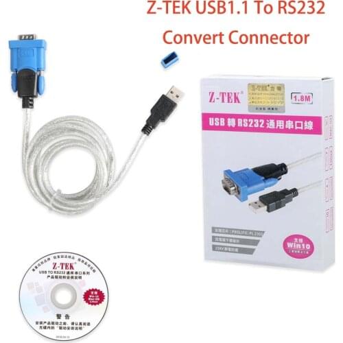 OKDIAG Z-TEK USB1.1 To RS232 Convert Connector Z-TEK USB Z TEK USB1.1 To Rs232 OBD2 Cable For HDS/MB C3/NEC Programmer Tool