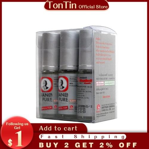 SIANG PURE balm oil mint Refreshing Influenza Cold Headache Dizziness Muscle Relax pain Essential Oil headache relief Fatigue