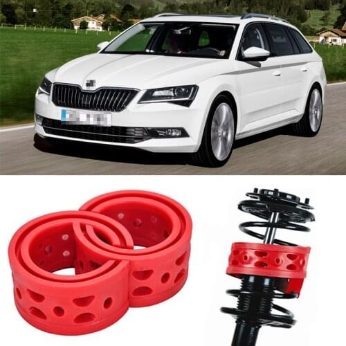 2pcs Size B Front Shock Suspension Cushion Buffer Spring Bumper For Skoda Superb