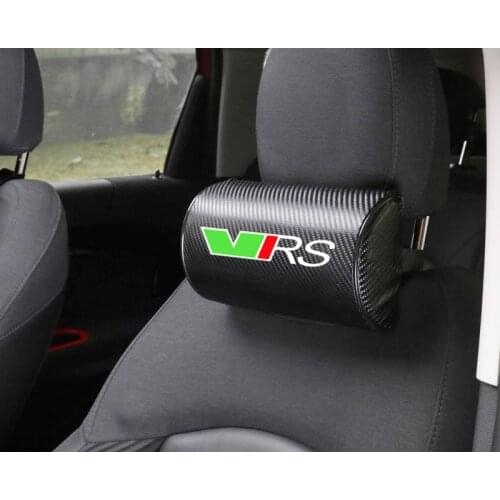1pcs Car Headrest Neck pillow seat cushion For skoda octavia fabia rapid yeti superb octavia a 5 a 7 2 Accessories