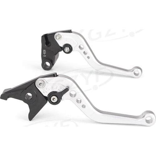Silver Motorcycle Brake Clutch Levers for Kawasaki Ninja ZX6R 2000-2004 & Z1000 2003-2006 & ZX10R 2004-2005 & ZX12R