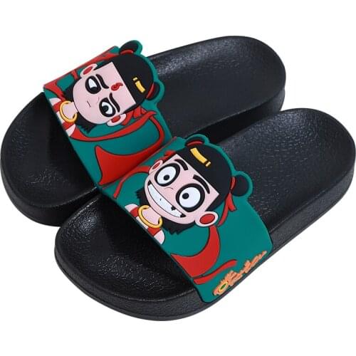 Children summer slippers shoes kids boy cartoon soft sandals slippers girls indoor bathroom non-slip slippers beach shoes cute