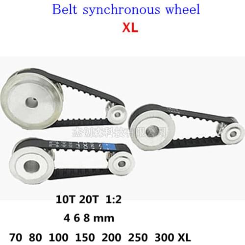 XL synchro wheel BF Variable speed pulley Combination Model mechanical belt Aluminum alloy synchronous belt pulley