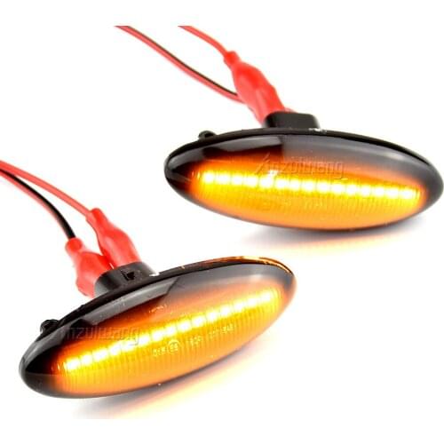 Turn Signal Light A Pair For Toyota Yaris COROLLA Auris Mk1 E15 RAV4 Mk3 Blinker Light LED Car Dynamic Side Marker Signal Lamp