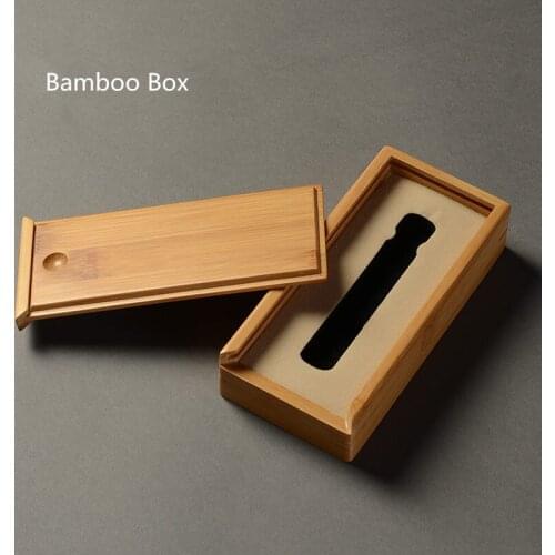 High Quality Bamboo Storage Box Rectangle Home Decoration Women Gift Cases With Bag Size 16*7.5 CM