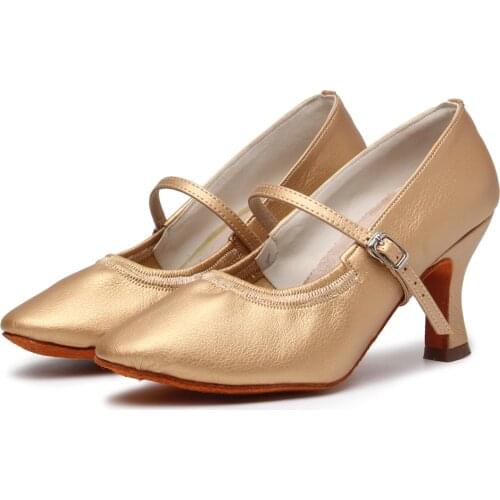 Hipposeus Women Dance-Shoes Girls Latin Modern Salsa Tango Dance Shoes Soft Sole Sandal Ballroom Party Dancing Shoes High Heels