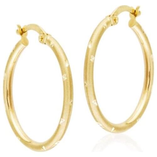 14-carat gold ring earrings with 2.5 cm Pen Handy Custom Craftsmanship Gift Gold Earrings Design On Special Occasions