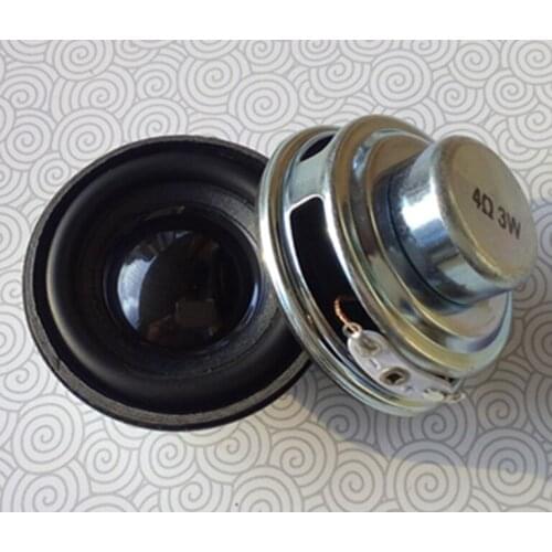 2pcs 45MM 4Ohm 4Ω 3W Round Full range speaker Loudspeaker HiFi Audio parts