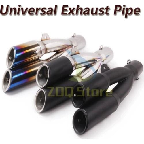 51mm Universal Motorcycle Exhaust Muffler Pipe For Honda PCX125 Kawasaki Z900 Suzuki Yamaha NMAX155 MT09 TMAX 530 KTM DUKE 390