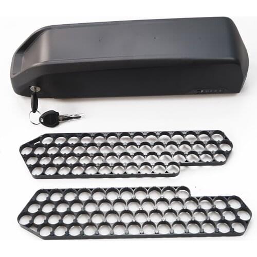 Electric bike bicycle battery case 36v 48v 52v jumbo shark case housing e-bike battery box ebike downtube battery case