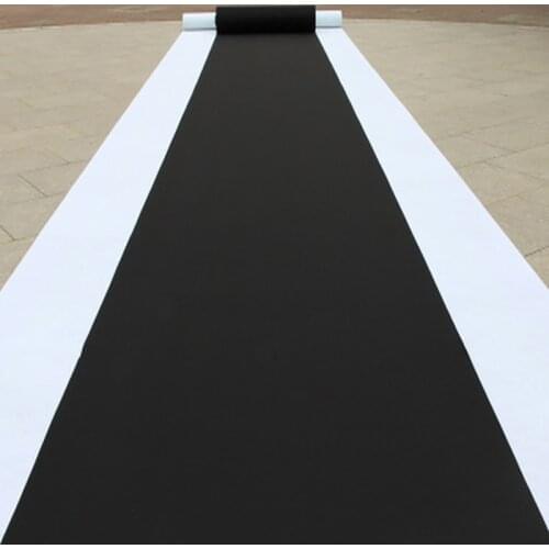 Black Carpets Wedding Aisle Runner rug Runner indoor Outdoor Weddings party Thickness:2 mm