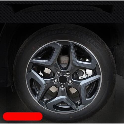 FIT for Subaru XV 2018 Wheel Decoration Decorations Modified Special Hub Film Carbon Fiber Sticker for Subaru Forester 2018