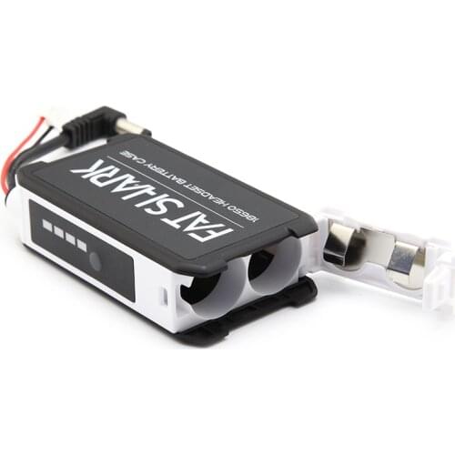 Fatshark 7.4V 18650 Headset Battery Case For FATSHARK RC Version Systems Box FSV1814 FAT SHARK HD2/HD3 Goggle Glasses Parts