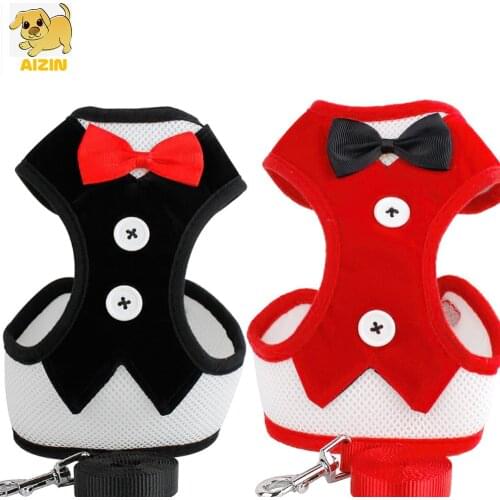 Strong Dog Harness Leads Sets Breathable Nylon Summer Gentle Vest Leash Sets For Small Medium Cats Puppy Chihuahua Pet Products