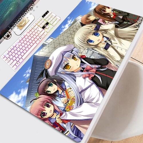 Mouse Carpet Pc Pad Gaming Keyboard Mause Gamers Accessories For Office Desk Long Mouse Pads Anime Gamer Mats Kawaii Angel Beats