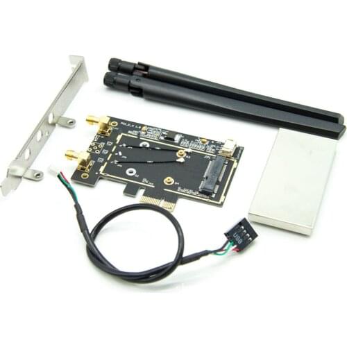 MINI PCIE To PCIE AC Wireless Network Card Adapter Card for BCM94352 7260AC AR5B22