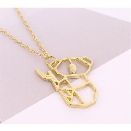 New Fashion Origami Koala Necklace Jewelry Cute Animal Pendant Necklace Baby Koala Gift For Animal Lover