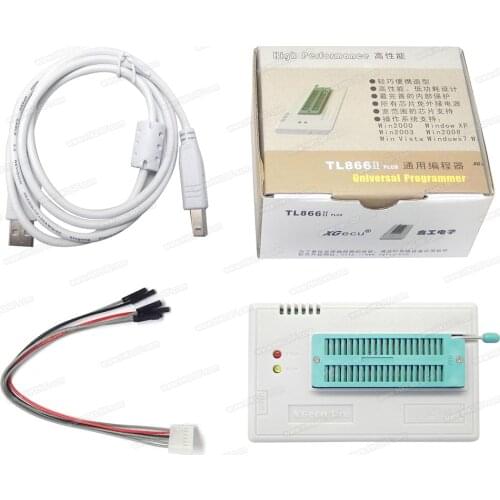 100% New TL866II Plus Universal Programmer High Speed AVR MCU Flash EPROM Programmer Replace TL866A/CS