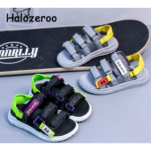 New Summer Kids Beach Sandals Children Brand Genuine Leather Shoes Baby Girls Casual Sandals Boys Sport Shoes Fashion Sandals