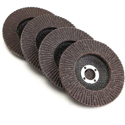 10Pcs 100mm Flap Sanding Disc 40/60/80/120 Grit Angle Grinder Polishing Wheel Ideal for Wood Metal And Plastic Sanding Disc