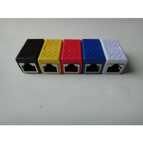 2020 RJ45 Coupler ethernet cable coupler LAN connector inline Cat7/Cat6/Cat5e Ethernet Cable Extender Adapter Female to Female