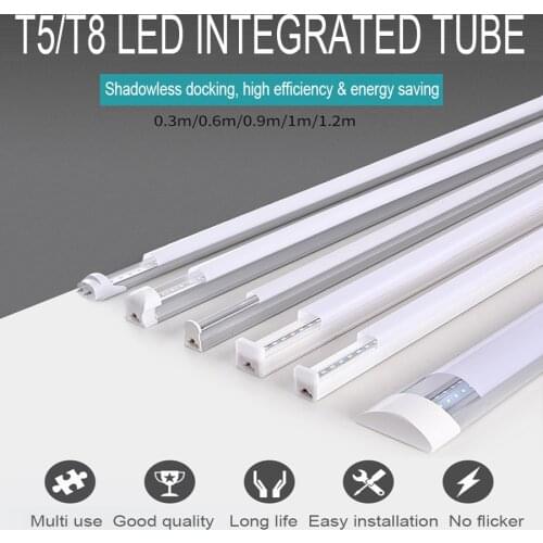 LED Kitchen Lighting Under Cabinet Light Backlight 220V 110V 10W 20W LED T5 Closet Lamp For Wardrobe Bedroom Living room