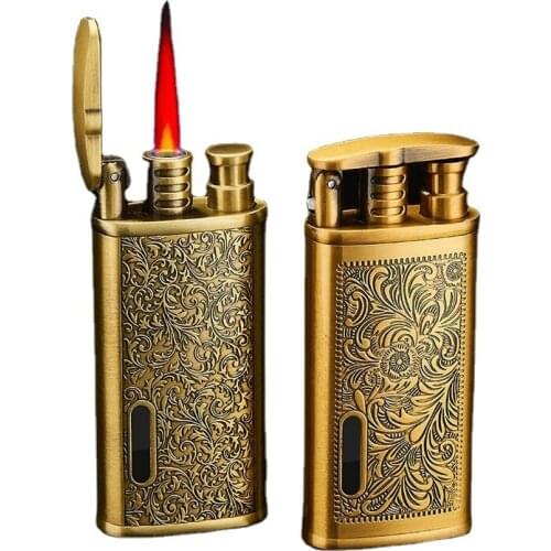 Somking Outdoor Lighter Cigar Windproof Lighters And Elegant Mens Gift Cigarette Accessories