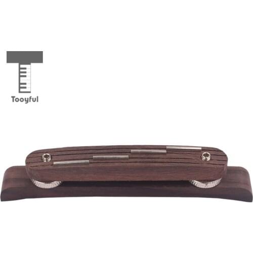 103mm Adjustable Mandolin Bridge for Guitar Bass Mandolin Parts Rosewood
