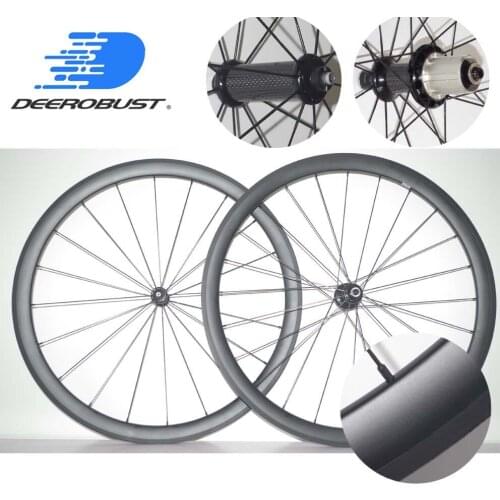 1093g Straight Pull 700c 38mm x 23mm Road Bike Carbon Tubular Wheels UD Matte Bicycle wheel set Powerway R36 hubs 20 24 Holes