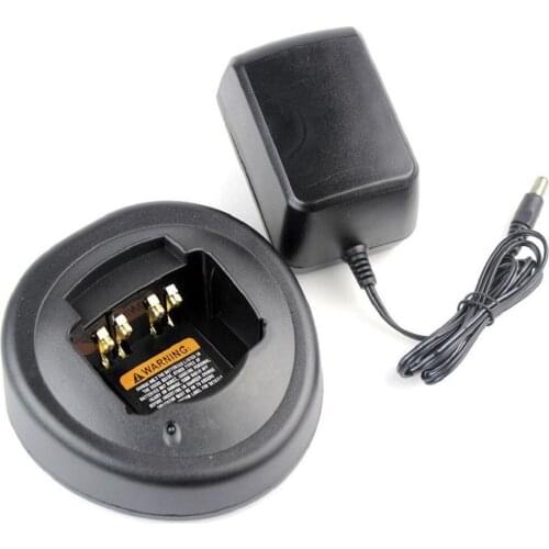 200~240V Battery Charger for Motorola Walkie Talkie GP328 GP338 PTX760 GP340 etc & Battery HNN9008 Charger EU/US Plug & Base