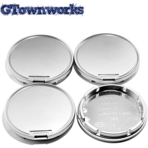 4pcs 56mm 53mm Wheel Center Cap Silver Tire Rims Hub Universal Car Aesthetic Replace #6N0601171 #6H0601171 Accessories