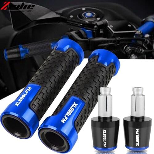Motorcycle CNC Accessories 7/8" 22MM Handlebar Hand Grips Handle Bar End Cap For HONDA XL600LMF XL600 LMF XL600L MF 1985-1986