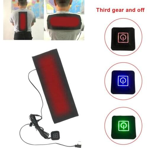 Back Large Usb Electric Heating Pad Heating Film Heating Warm Vest Heating Jacket Motorcycle Winter Warming Equipment